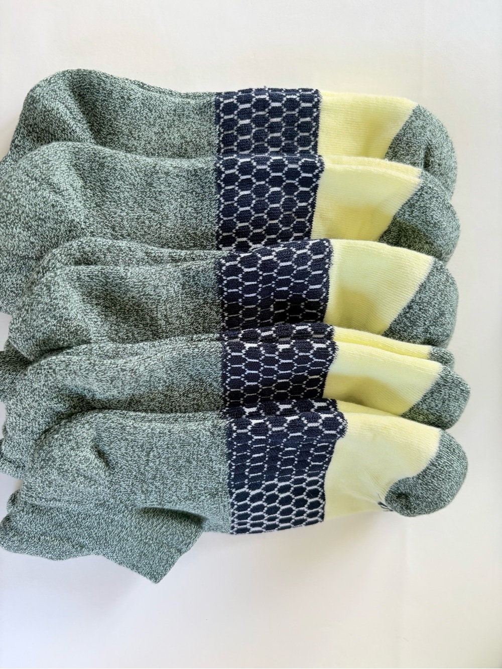 Bombas 5 Pack Multicolor Cushioned Ankle Socks Size M